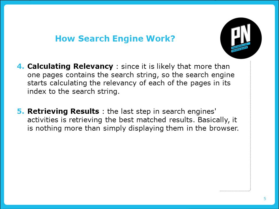 5 How Search Engine Work.
