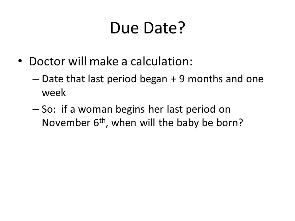 Due Date.