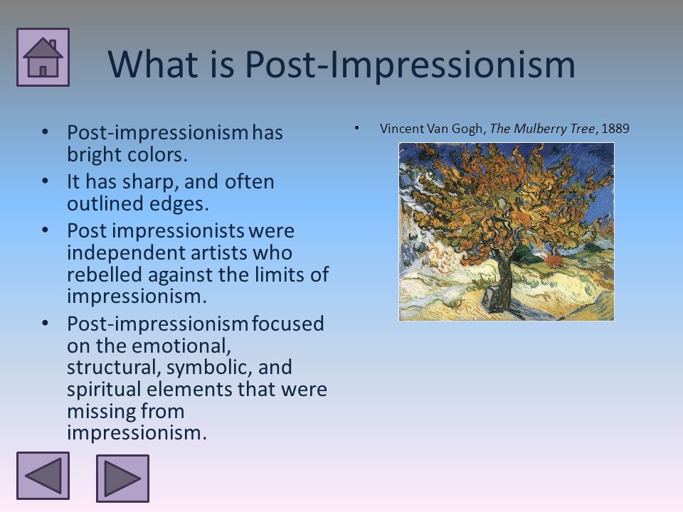 difference between impressionism and post impressionism