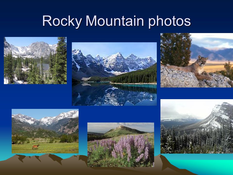 Rocky Mountain photos