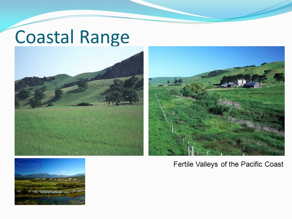 Coastal Range Fertile Valleys of the Pacific Coast
