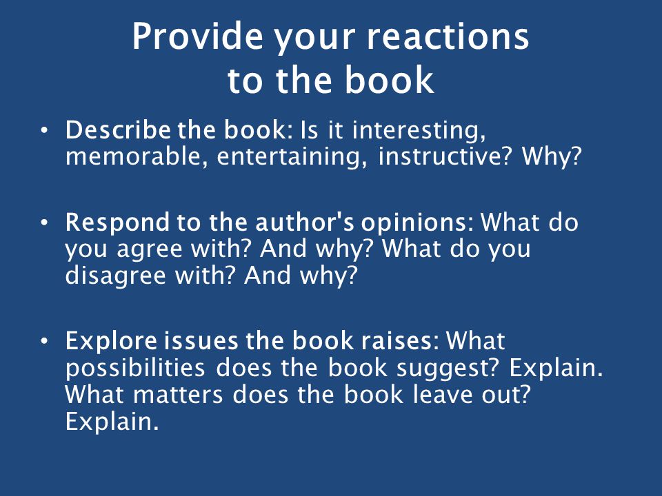 steps for writing a good book review introduce the subject scope how to write a good book review