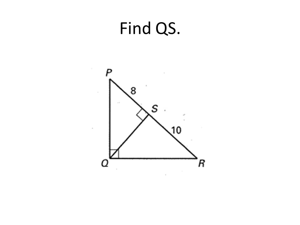 Find QS.