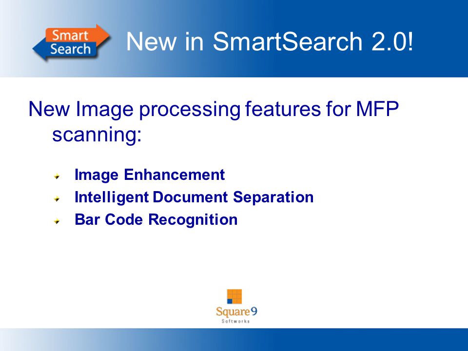 New in SmartSearch 2.0.