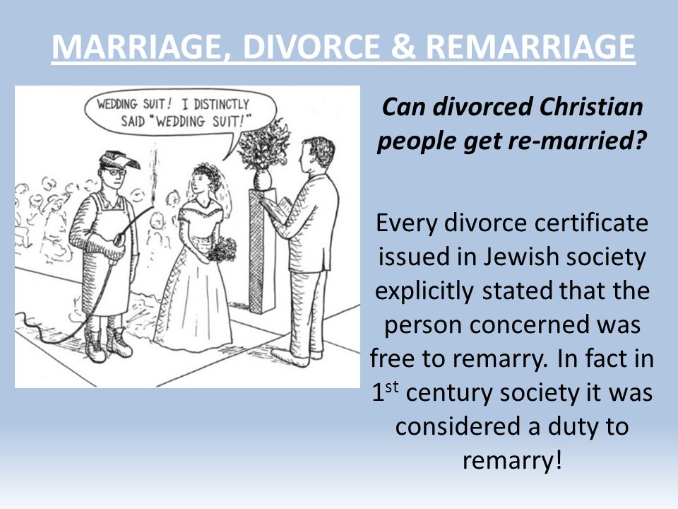 can a christian remarry