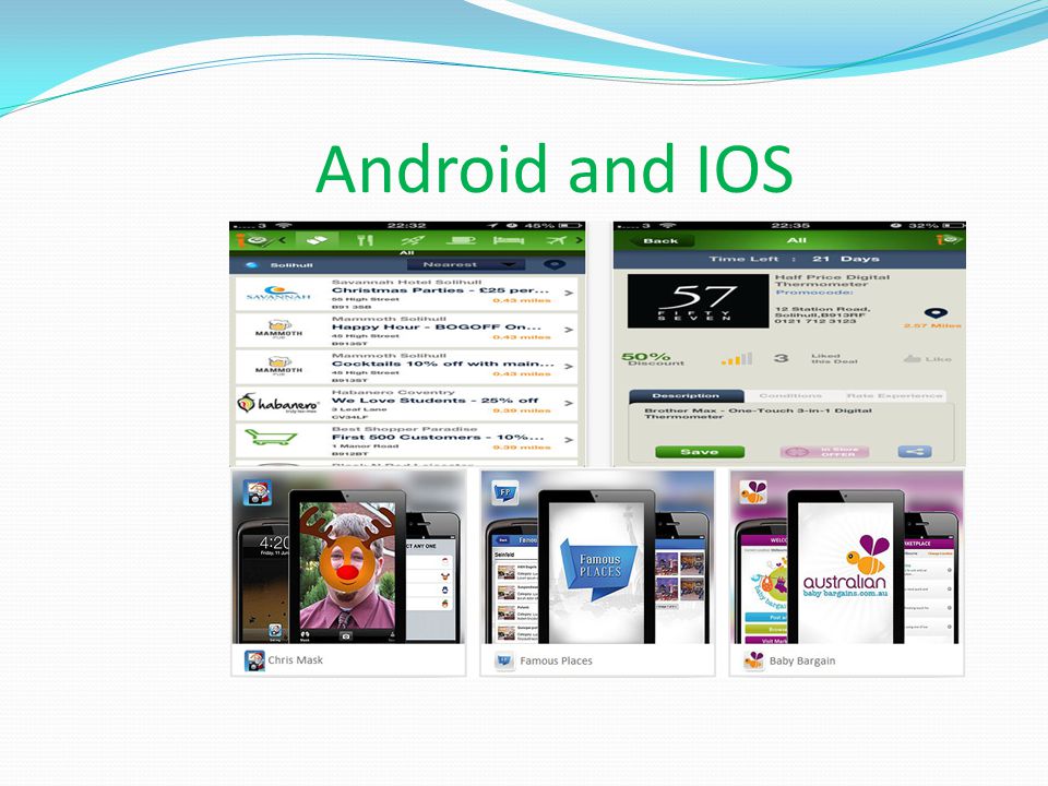 Android and IOS