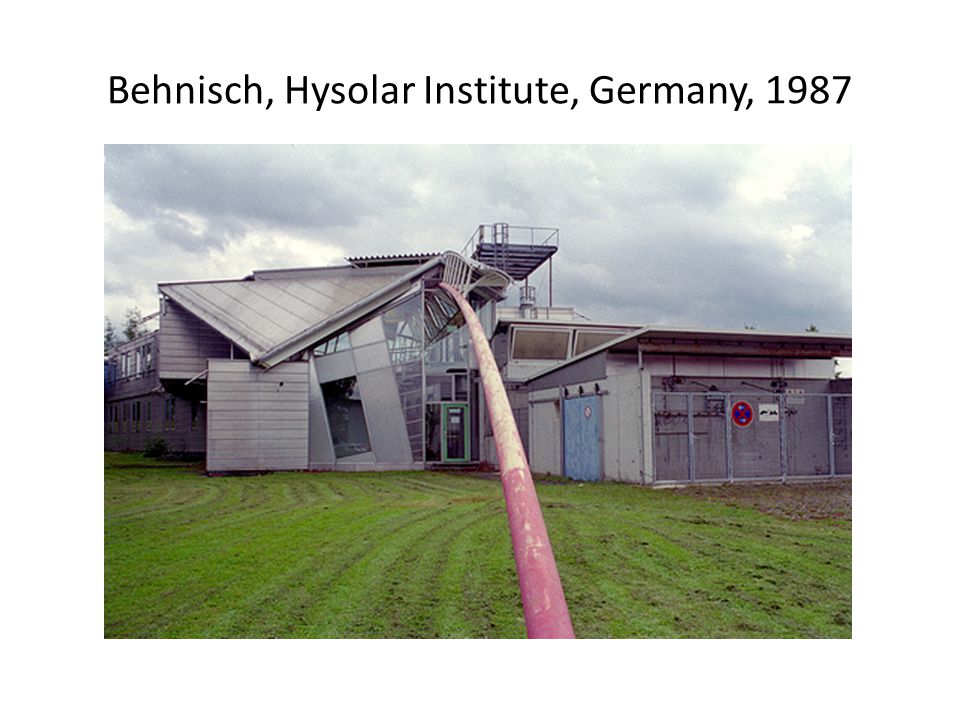 Behnisch, Hysolar Institute, Germany, 1987