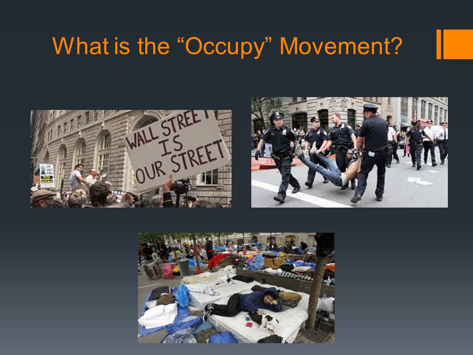 What is the Occupy Movement