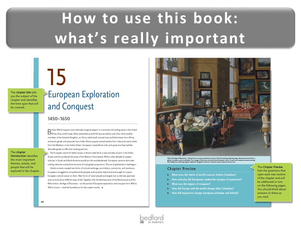 How to use this book: what’s really important How to use this book: what’s really important