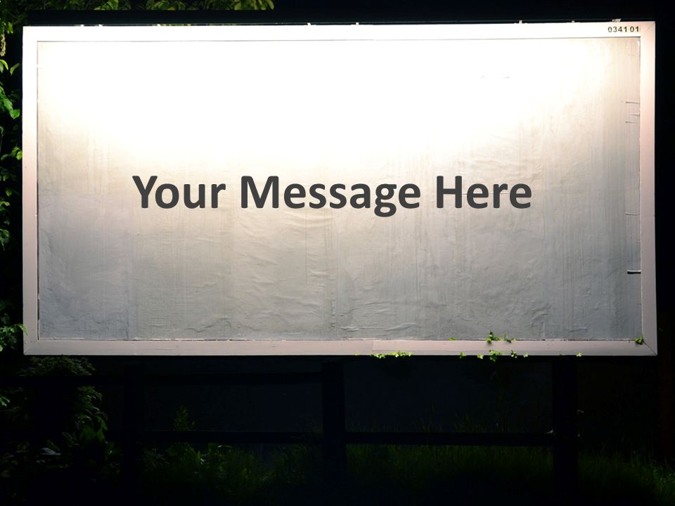 Your Message Here