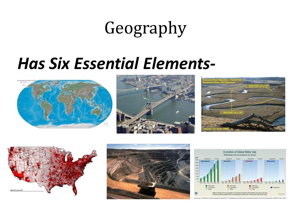 Geography Has Six Essential Elements-