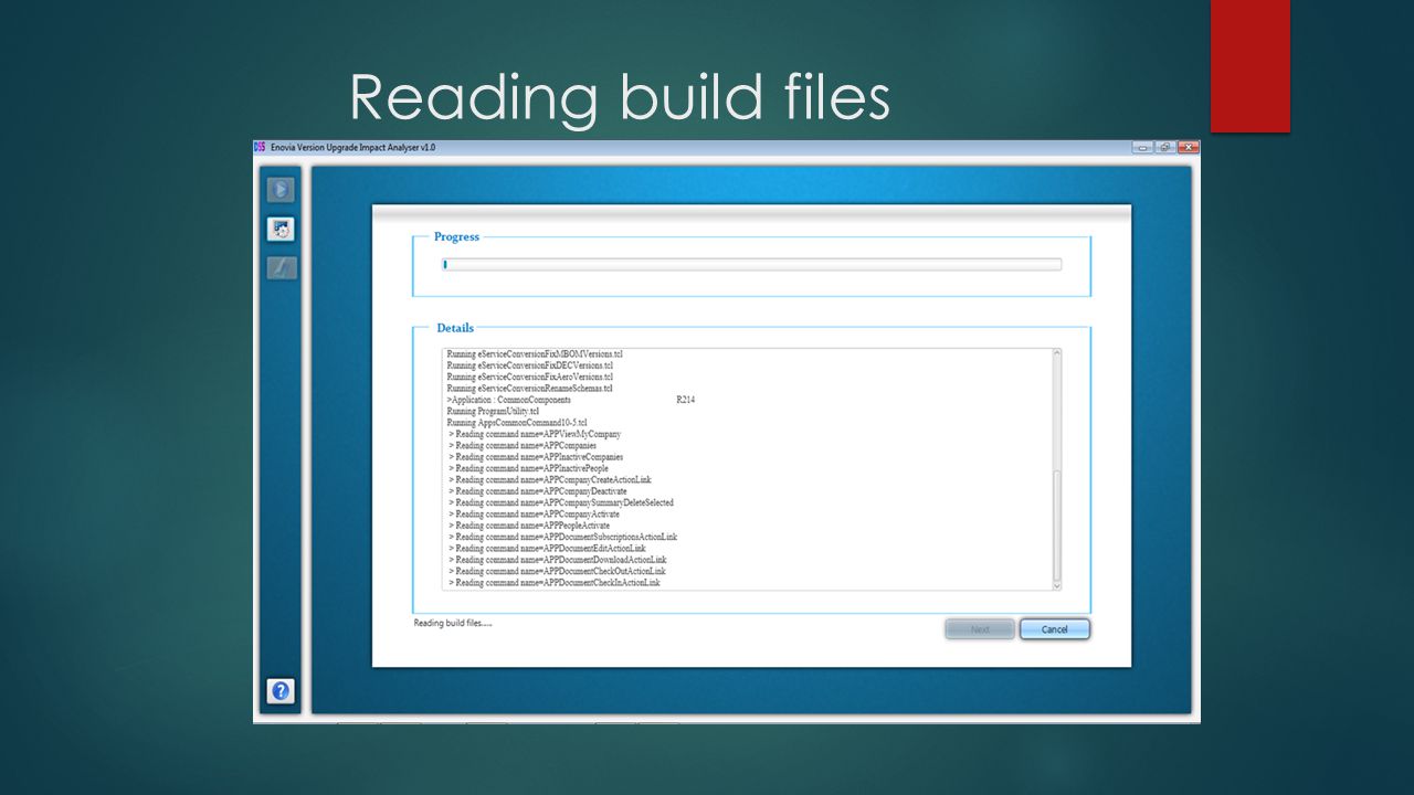Reading build files