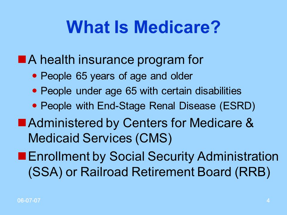 What Is Medicare.