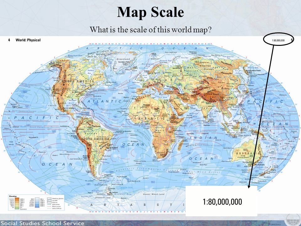 What is the scale of the world?