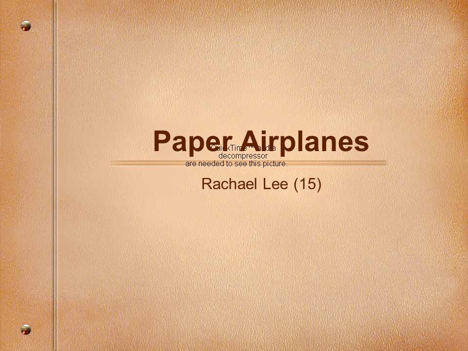 Paper Airplanes Rachael Lee (15)