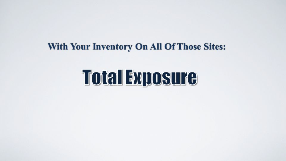 With Your Inventory On All Of Those Sites: