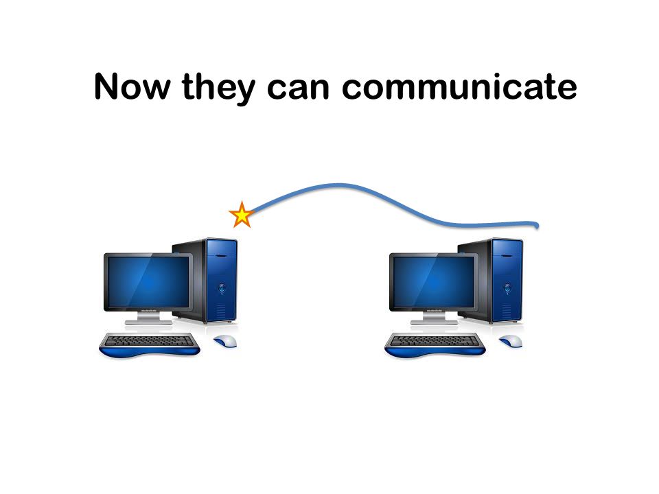 Now they can communicate