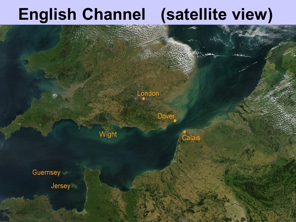 English Channel (satellite view)