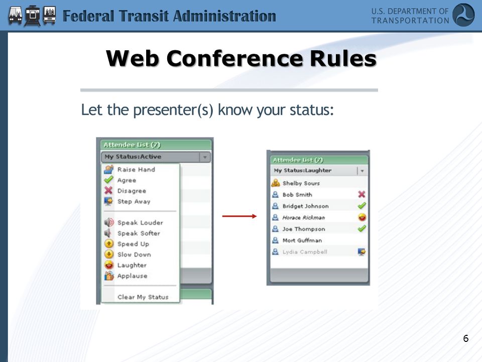 Web Conference Rules 6