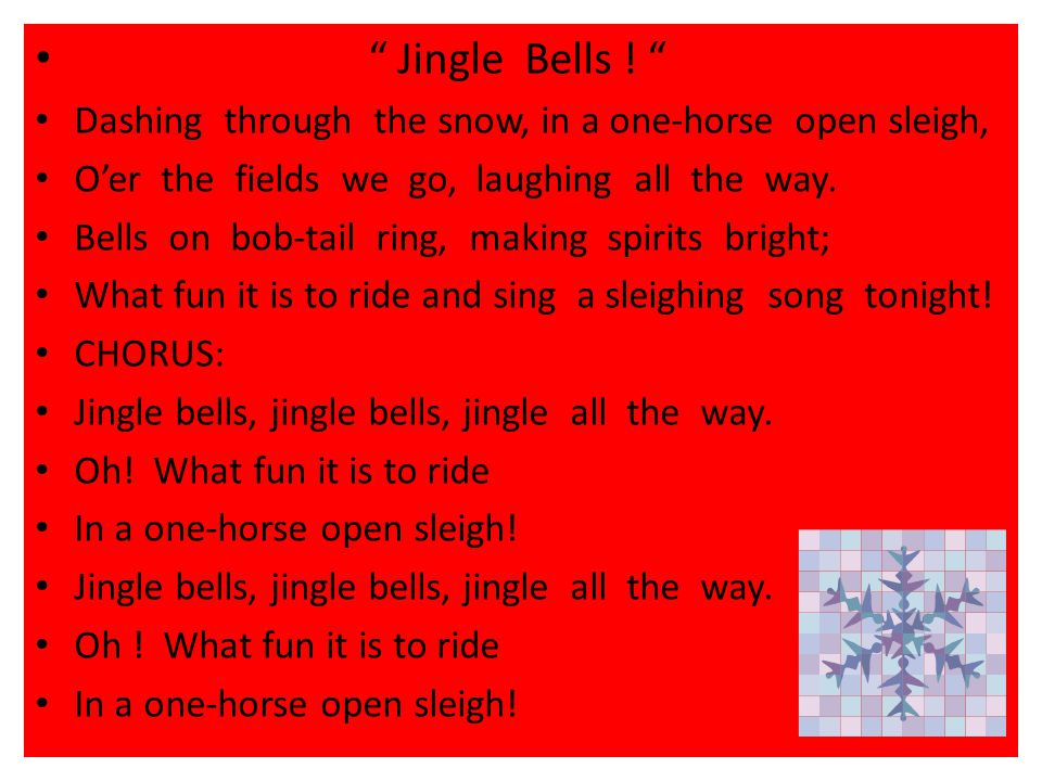 Джингл белс слушать. Текст песни Dashing through the Snow. Куплет Jingle Bells. Джингл белс на немецком языке. Jingle Bells перевод.