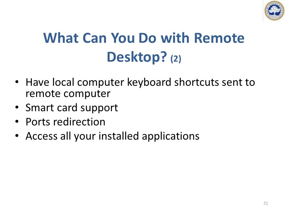 What Can You Do with Remote Desktop.