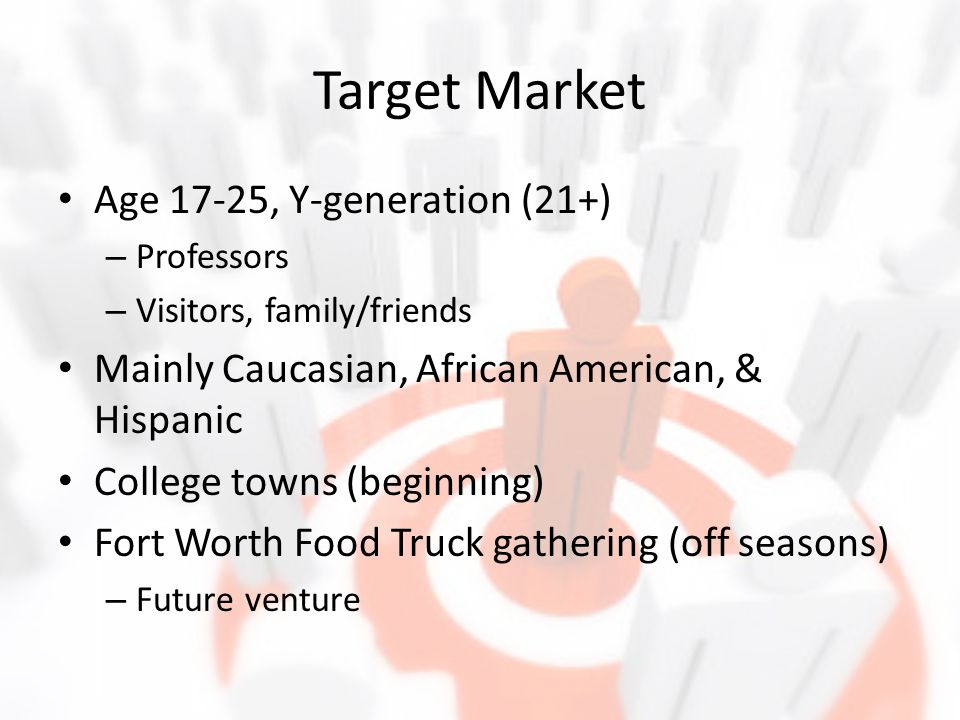 food truck target market
