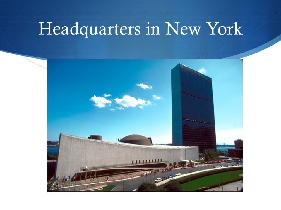 Headquarters in New York