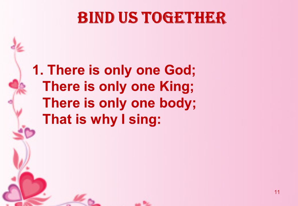 Bind us together 1.