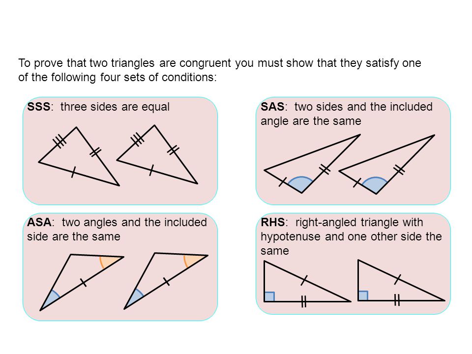 Congruent And Similar Triangles Congruency Two Shapes Are Congruent If One Of The Shapes Fits Exactly On Top Of The Other Shape In Congruent Shapes Ppt Download