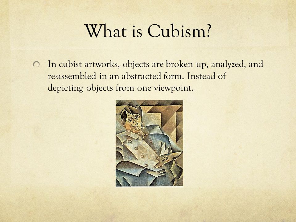 What is Cubism.