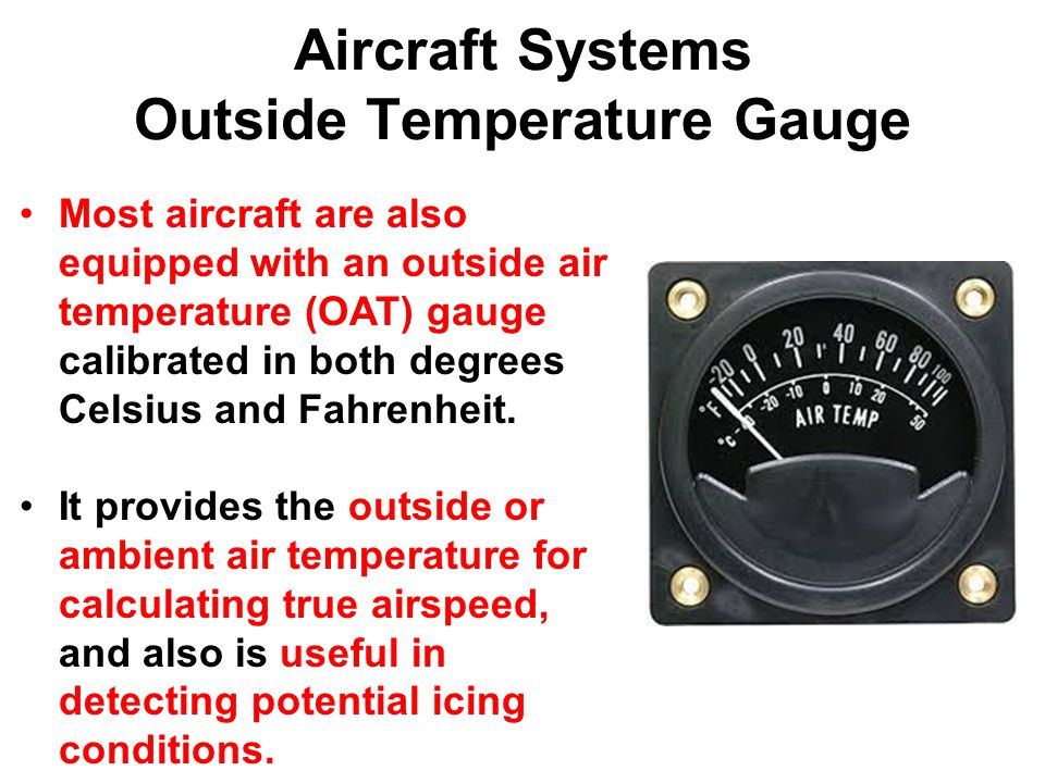 A-1 Carb or OAT Instrument  Aircraft Carb or Outside Temp