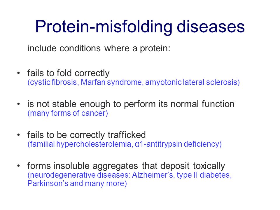 Protein-Misfolding Diseases PHY6940 April 8 th 2009 Jessica Nasica. - ppt  download