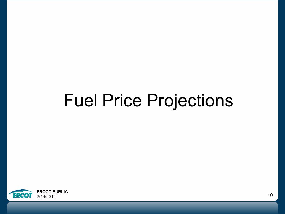 ERCOT PUBLIC 2/14/ Fuel Price Projections