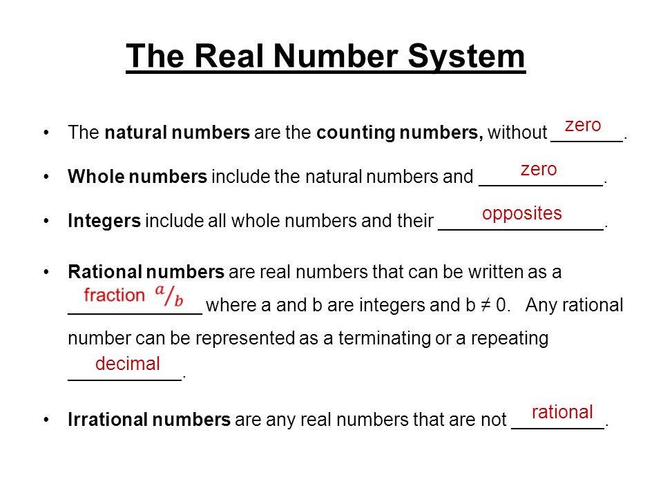 The natural numbers are the counting numbers, without _______.