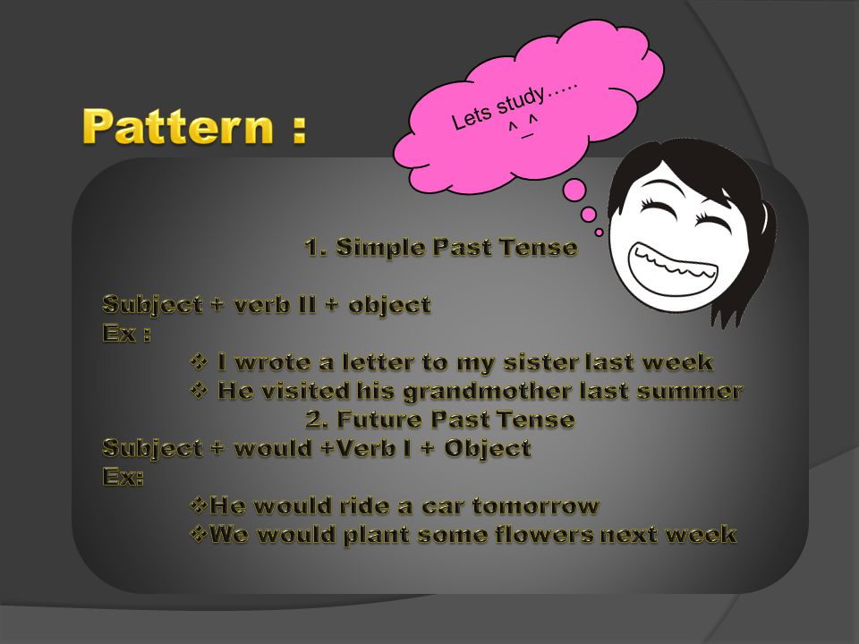 Explanation  Past Perfect Continuous Tense An event that is ongoing in the past, and still ongoing at that time.