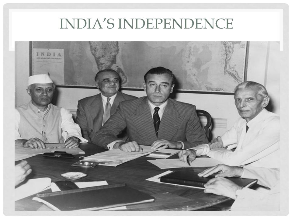 INDIA’S INDEPENDENCE