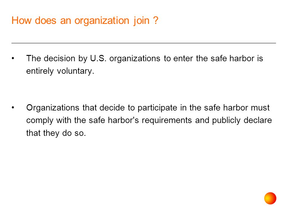 How does an organization join . The decision by U.S.