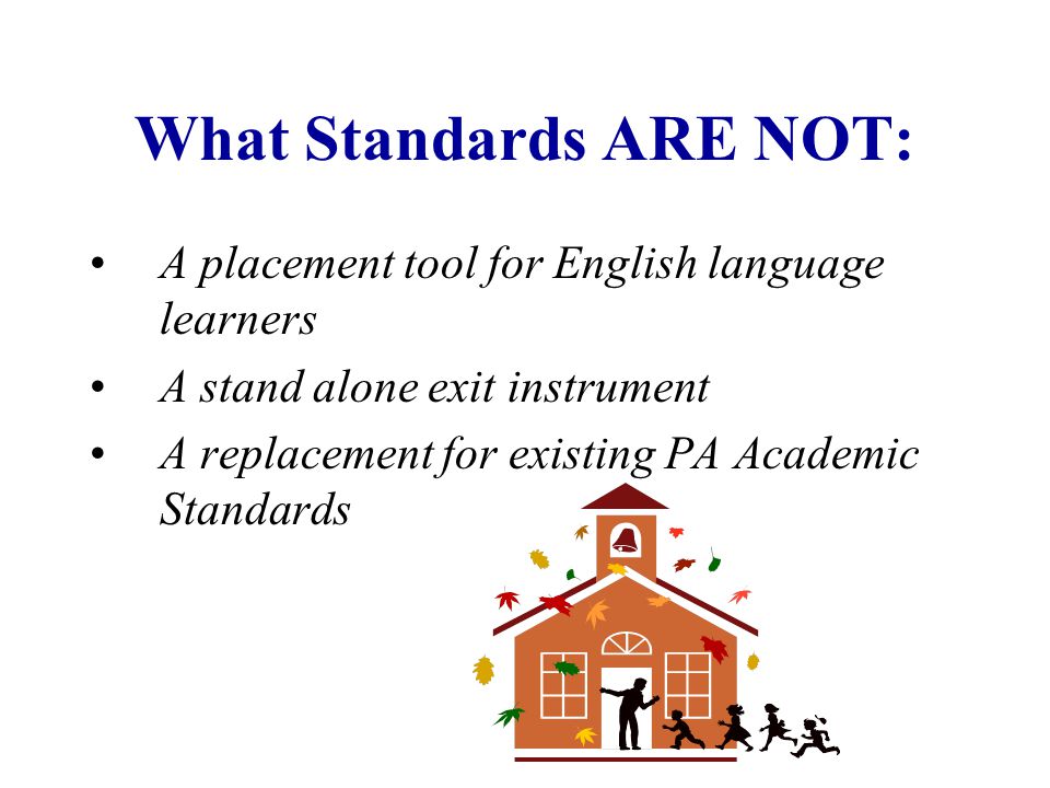 What is the purpose of Standards for ELLs.