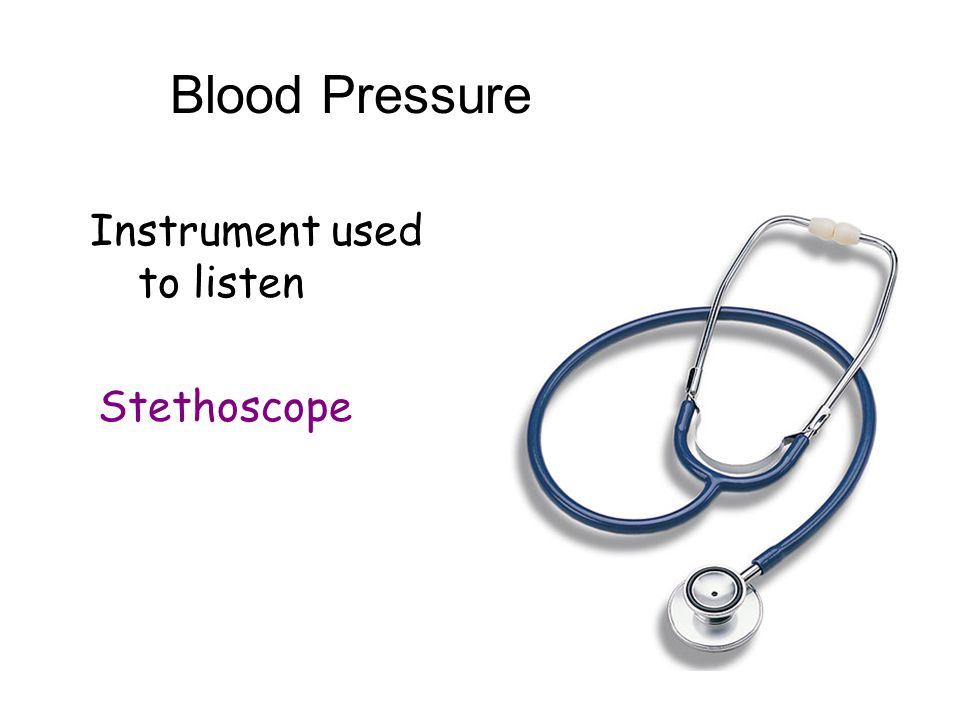 Blood Pressure Normals