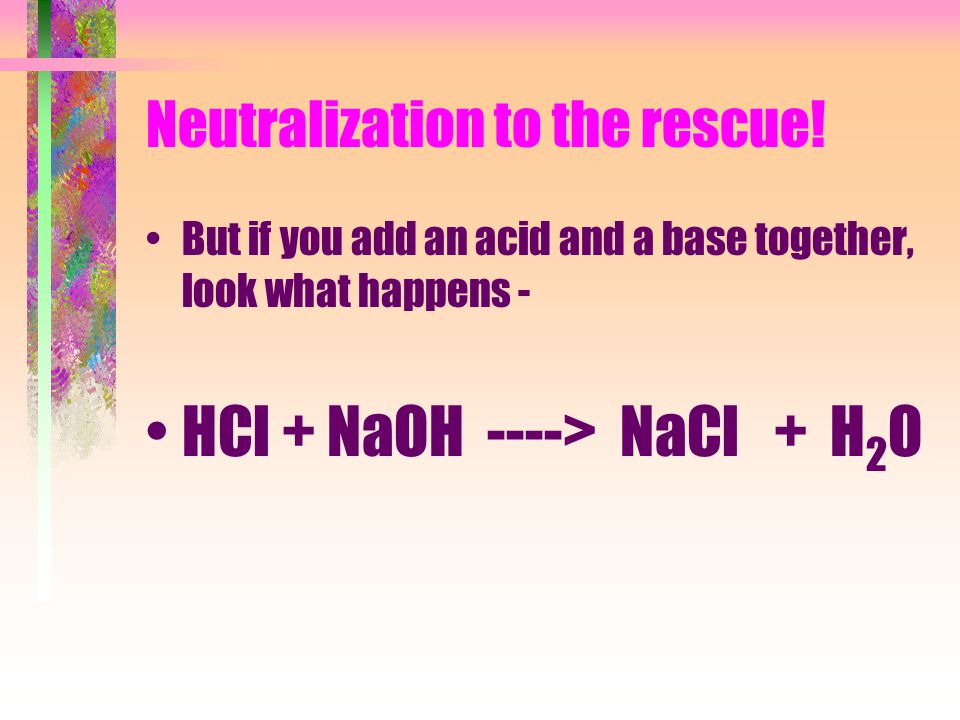 Neutralization to the rescue.