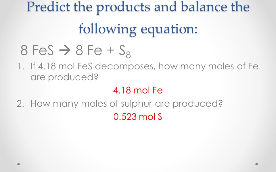 the following fake chemical equation balancer