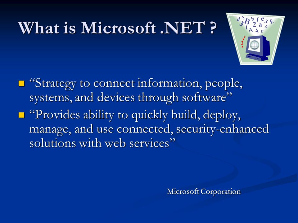 What is Microsoft.NET .