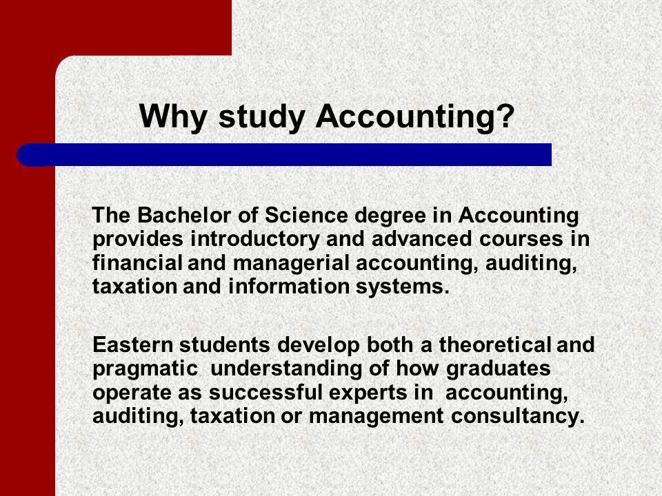 ACCOUNTING WHY STUDY ACCOUNTING BASIC SKILLS CURRICULUM EMPLOYMENT
