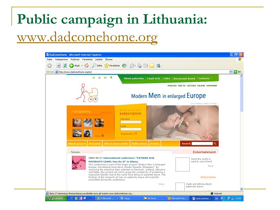 Public campaign in Lithuania: