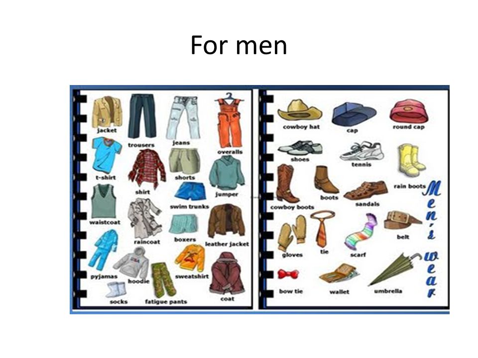 CLOTHING. For men Individual style We’re living in a big business ...