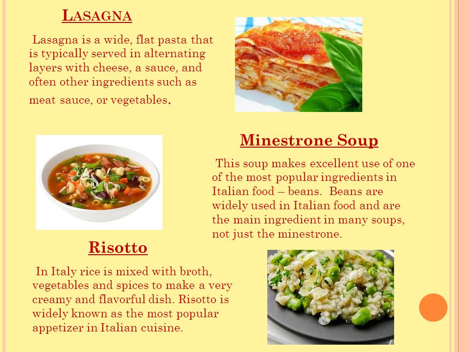 Italian Cuisine Is Characterized By Its Extreme Simplicity With Many Dishes Having Only Four To Eight Ingredients Italian Cooks Rely Chiefly On The Ppt Download