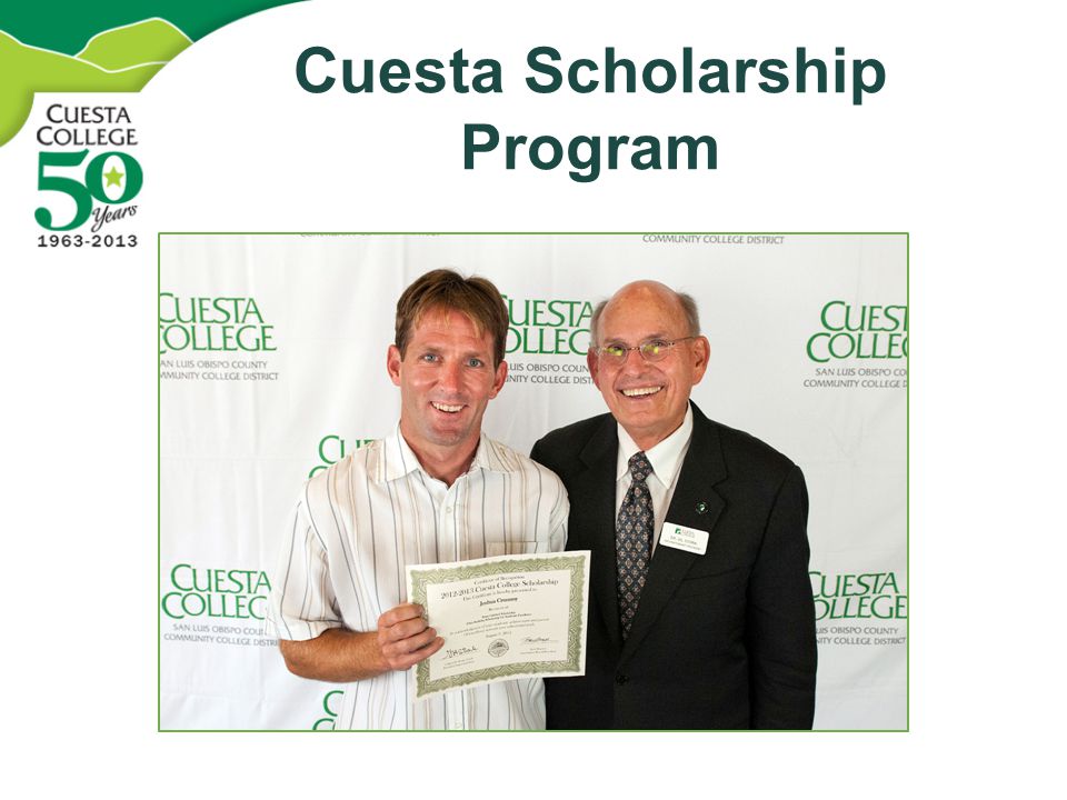 Cuesta Scholarship Program