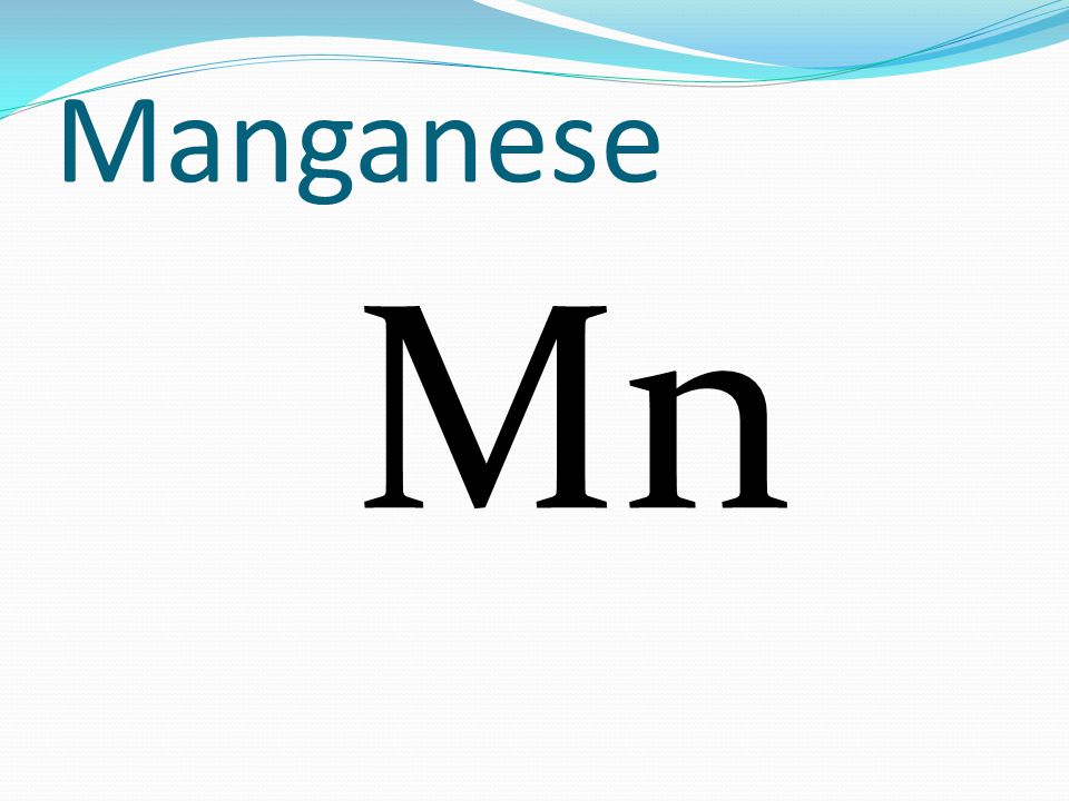Manganese Mn