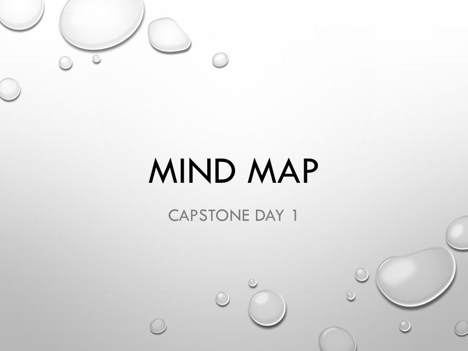 MIND MAP CAPSTONE DAY 1