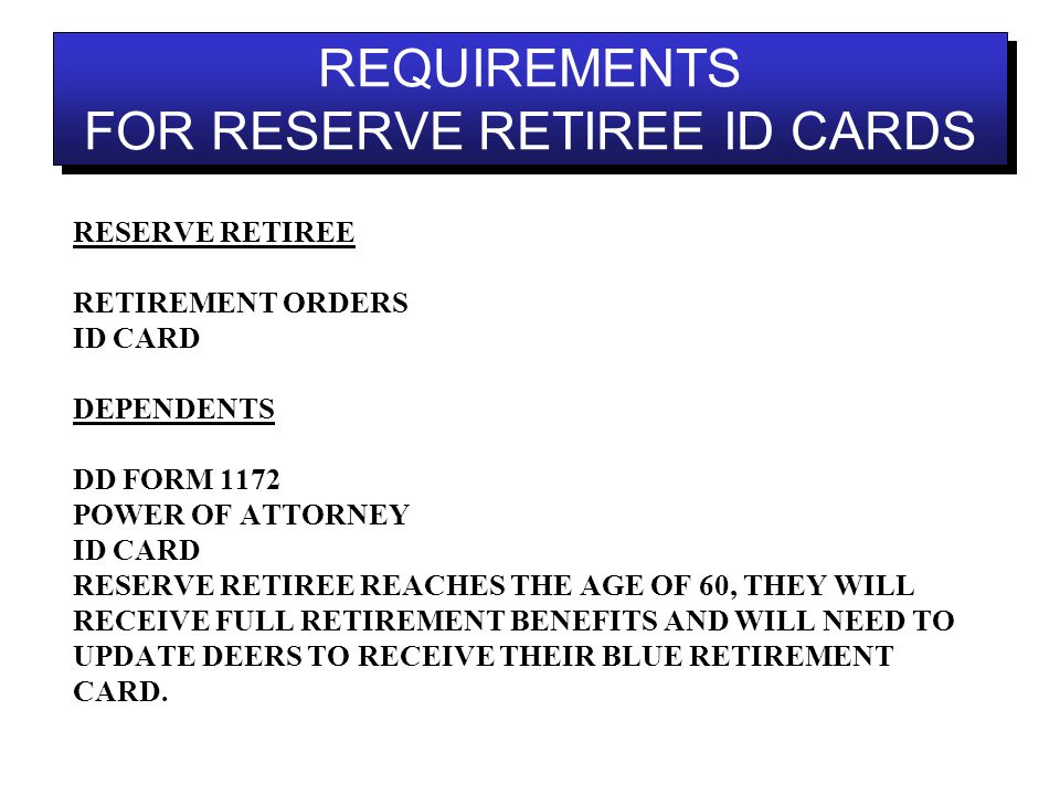 Dd Form 1172 Dependent Id Card